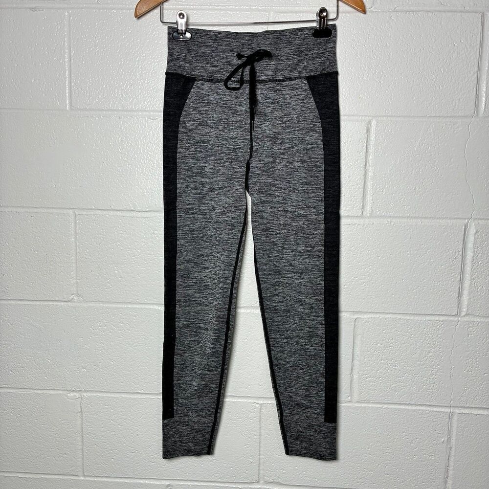 Victorias Secret Heather Gray Drawstring Active Leggings